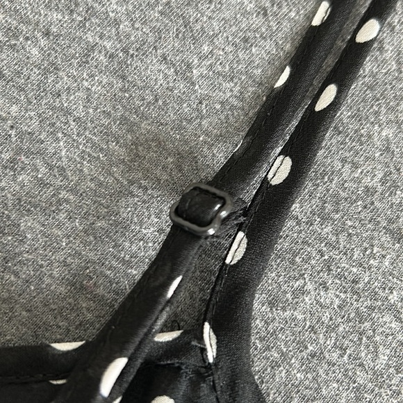 Bongo Spaghetti Strap Polka Dot Blouse - Picture 3 of 6